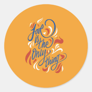 Adesivo Love is the only thing