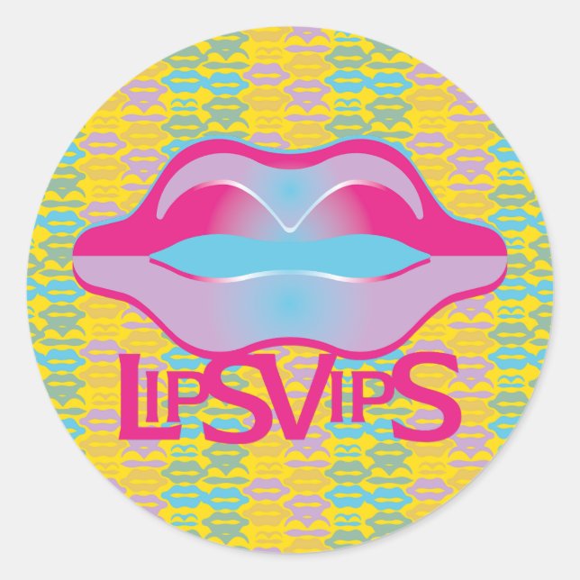 Adesivo Love Lips Vips by masanser (Frente)