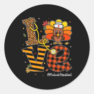 Adesivo Love Medical Assistant Life Fall Nurse Turquia Tha