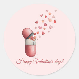 Adesivo Love Medicine Valentine's Day Design