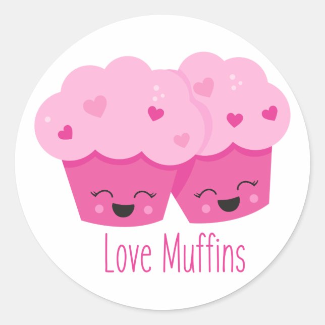 Adesivo Love Muffins (Frente)
