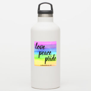 Adesivo Love Peace Pride Vinyl Sticker