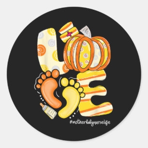 Adesivo Love Pumpkin Pegprint Mãe Byby Fall Autumn