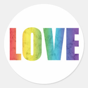 Adesivo LOVE Rainbow