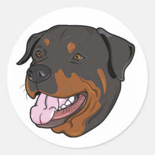 Adesivo Love Rottweiler Puppy Dog Sticker / Seal