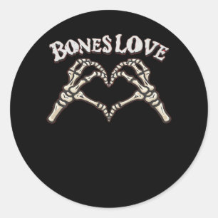Adesivo Love Skeleton Hand Classic