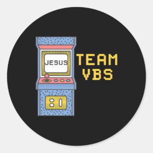 Adesivo Love Vbs 2024 Video Game Vacation Bíblia School Re