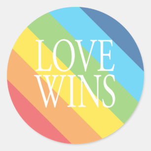 Adesivo Love Wins Sticker