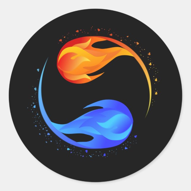 Adesivo Love-Yin Yang- (Frente)