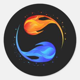 Adesivo Love-Yin Yang-