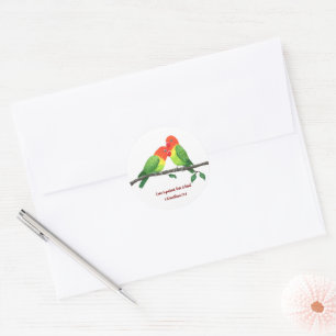 Adesivo Lovebird Round Sticker