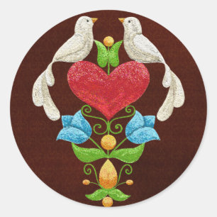 Adesivo Lovebirds do brilho