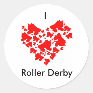 Adesivo loveDerby, I, Roller Derby