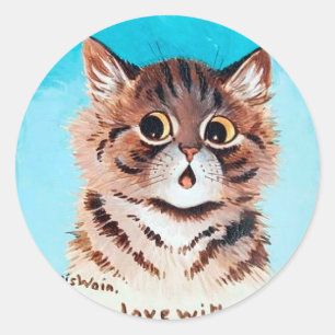 Adesivo Lovely Kitten, Louis Wain