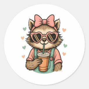 Adesivo Lover Café Rapariga