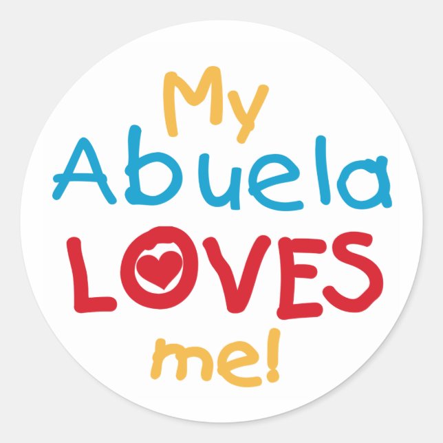 Adesivo LOVESMEabuela (Frente)