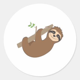 Adesivo Lpreguiça Cansada Sloth Engraçado Sloth Sloth Modo
