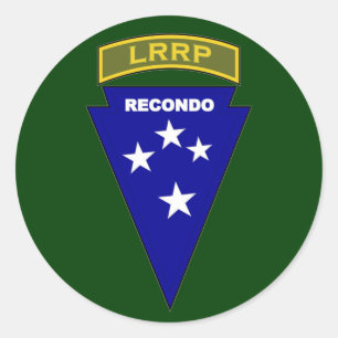 Adesivo LRRP Recondo - Americal 1