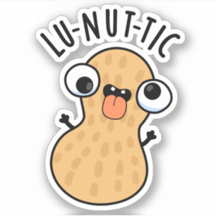 Adesivo Lu-nut Funny Peanut Puns