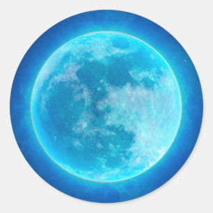 Adesivo Lua azul