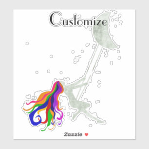 Adesivo Lua balançando cabeça vermelha Thunder_Cove