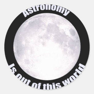 Adesivo Lua cheia da astronomia
