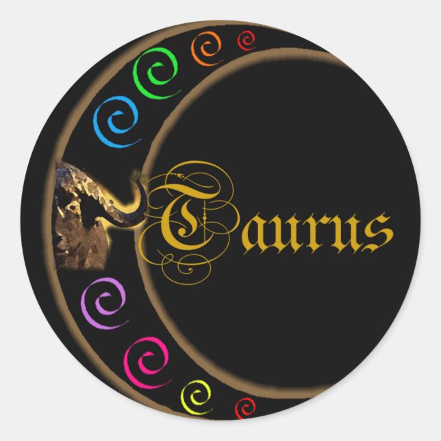 Adesivo Lua de Celestrial do Taurus (Frente)