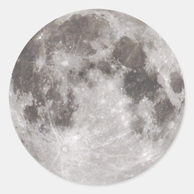 Adesivo Lua de cheio na noite (Frente)