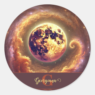 Adesivo Lua de Colheita Automática Personalizada de Galáxi