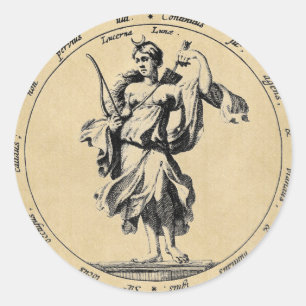 Adesivo Lua de Luna da deusa