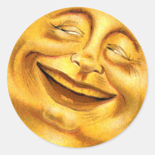 Adesivo Lua do Dia das Bruxas