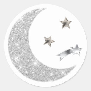 Adesivo Lua e Estrelas Envelope Selos