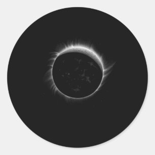 Adesivo Lua Eclipse Solar E Gráfico de Evento Legal Sol