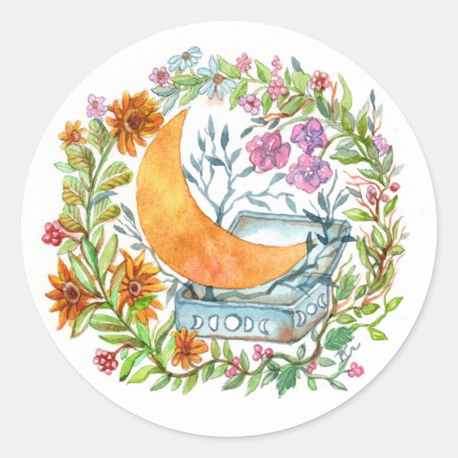 Adesivo Lua fora da caixa (Frente)