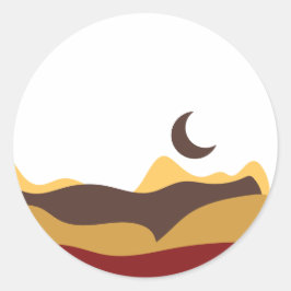 Adesivo Lua Retro Boho