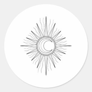 Adesivo Lua Sol