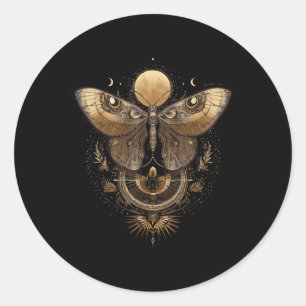 Adesivo Lua Sol Goblincore Mariposa & Borboleta Fase Lunar