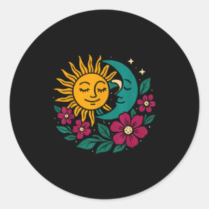 Adesivo Lua Solstítica De Verão Solstício E Sol Para Homen