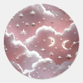Adesivo – Luar Celestial Rosa Quartzo Luxo