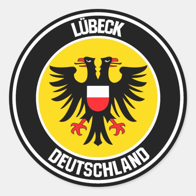Adesivo Lübeck Round Emblem (Frente)