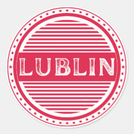 Adesivo Lublin City Pride Emblem – Polish Identity