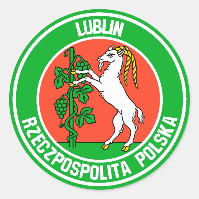 Adesivo Lublin Round Emblem (Frente)