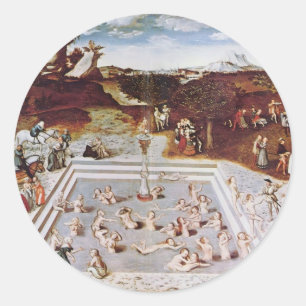 Adesivo Lucas Cranach, O Velho, A Fonte Da Juventude