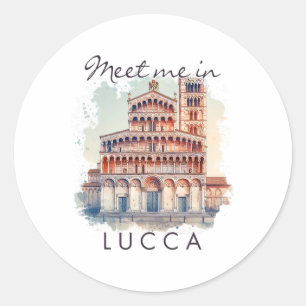 Adesivo Lucca Itália Viajante Amante Viagem Aventura Encon