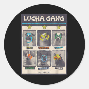 Adesivo Lucha Libre México Luta de papoila Luchador B