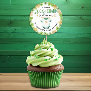 Adesivo Lucky Charm Irish Chá de fraldas Favor Sticker