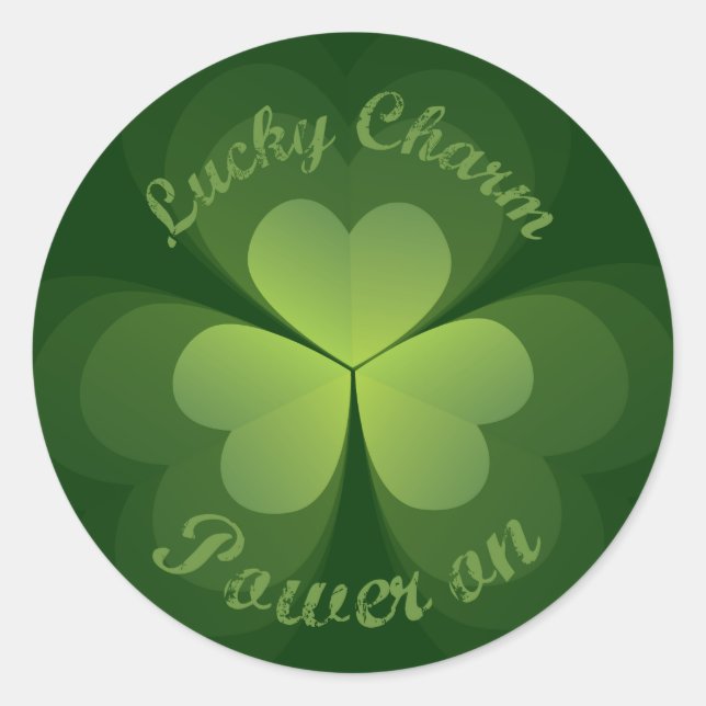 Adesivo Lucky Charm Power On (Frente)