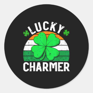 Adesivo Lucky charmer shirts boys kids girls funny st