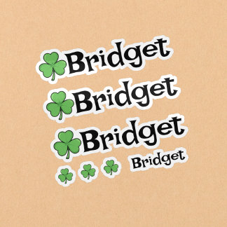 Adesivo Lucky Clover Name Stickers