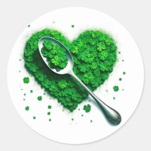 Adesivo Lucky Clover 🍀 Um Símbolo Eterno da Boa Fortuna